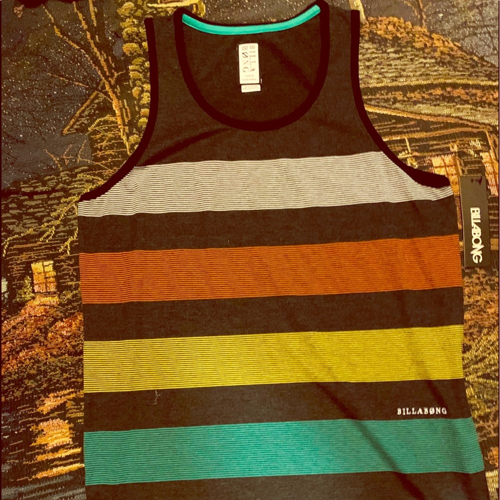Billabong Multicolor Striped Tank Top